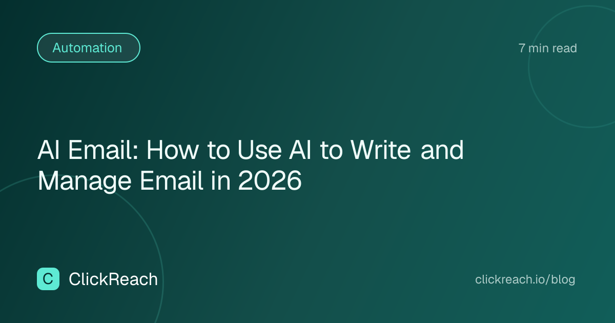 AI Email: How to Use AI to Write and Manage Email in 2026