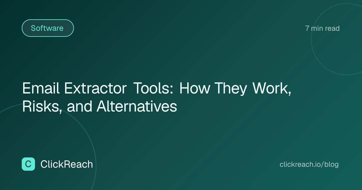 Email Extractor Tools: How They Work, Risks, and Alternatives