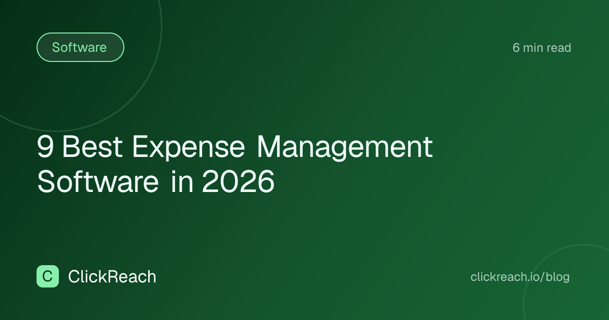 9 Best Expense Management Software in 2026