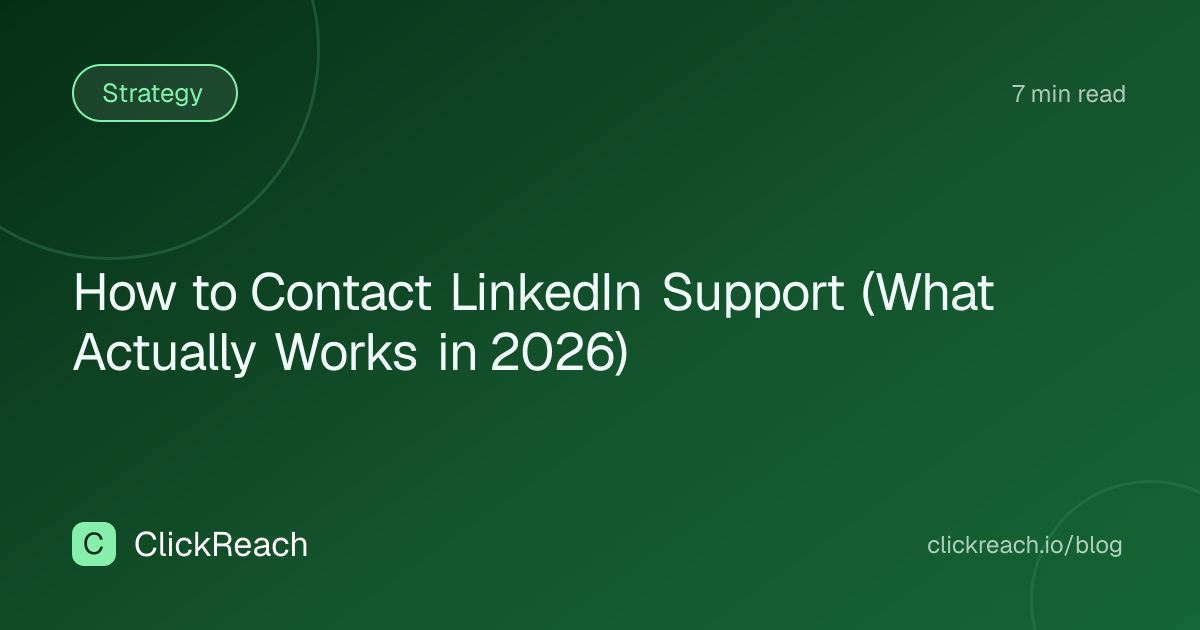 How to Contact LinkedIn Support (What Actually Works in 2026)