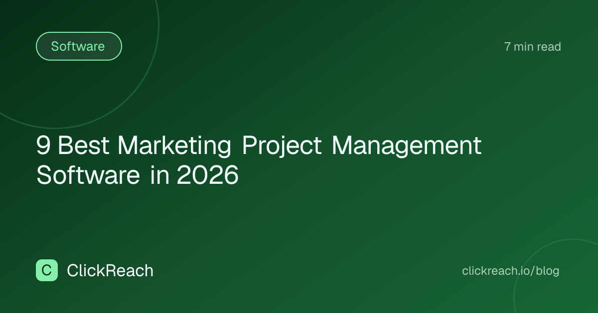 9 Best Marketing Project Management Software in 2026
